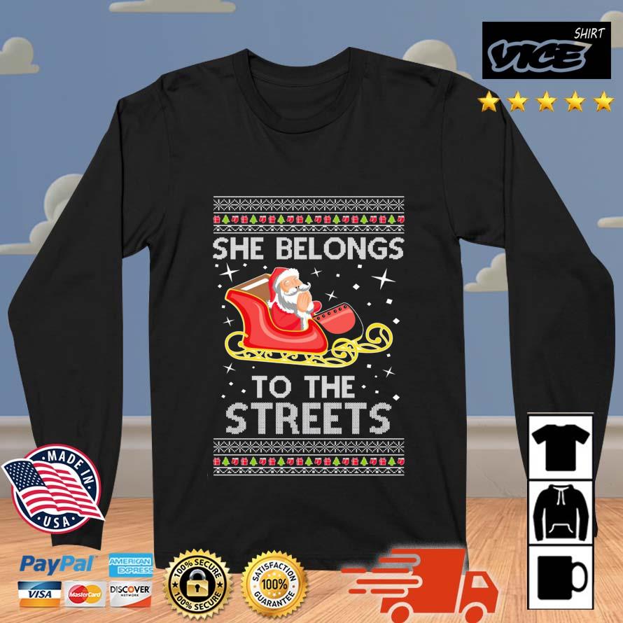 Santa Claus She Belongs To The Streets Future Ugly Christmas Sweater