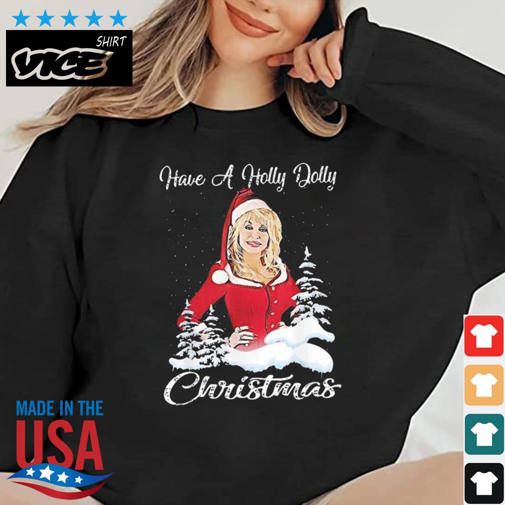 Santa Holly Dolly Have A Holly Dolly Christmas Sweater