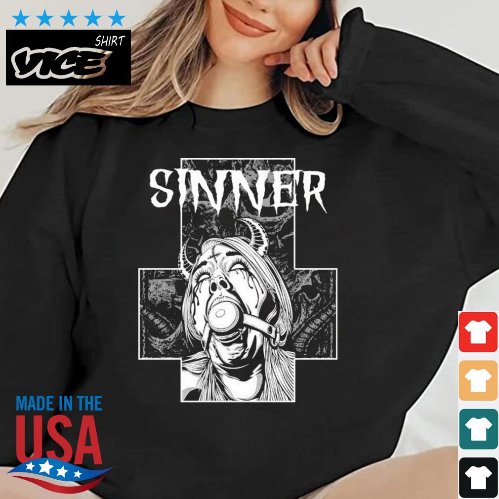 Sinner Satan Girl Cross Shirt