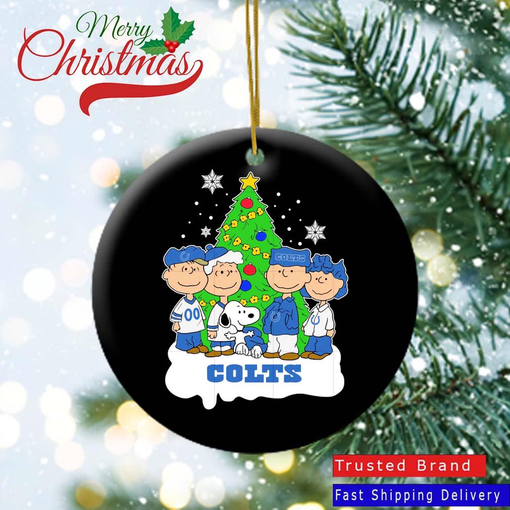 Snoopy The Peanuts Indianapolis Colts Christmas 2022 Ornament