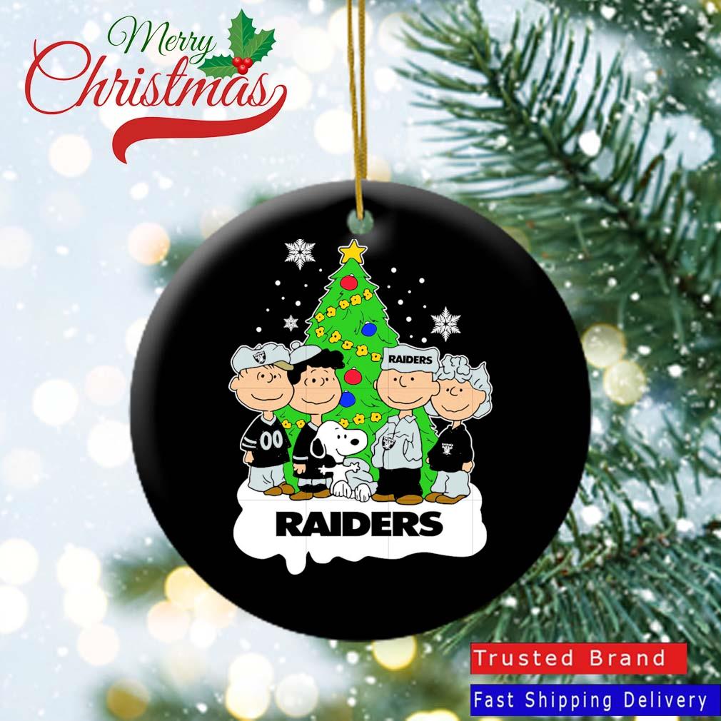 Snoopy The Peanuts Las Vegas Raiders Christmas 2022 Ornament