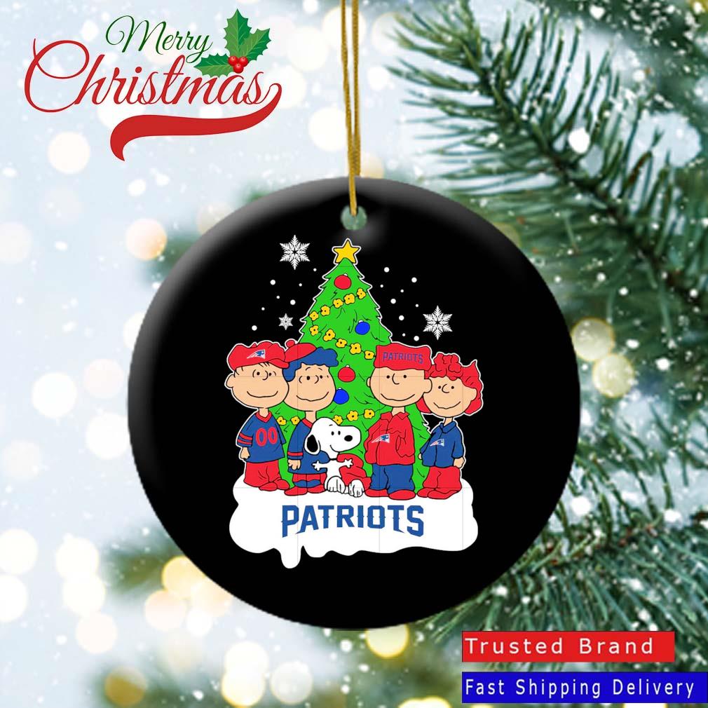 Snoopy The Peanuts New England Patriots Christmas 2022 Ornament
