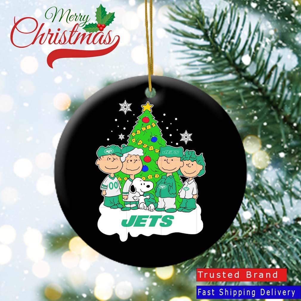 Snoopy The Peanuts New York Jets Christmas 2022 Ornament