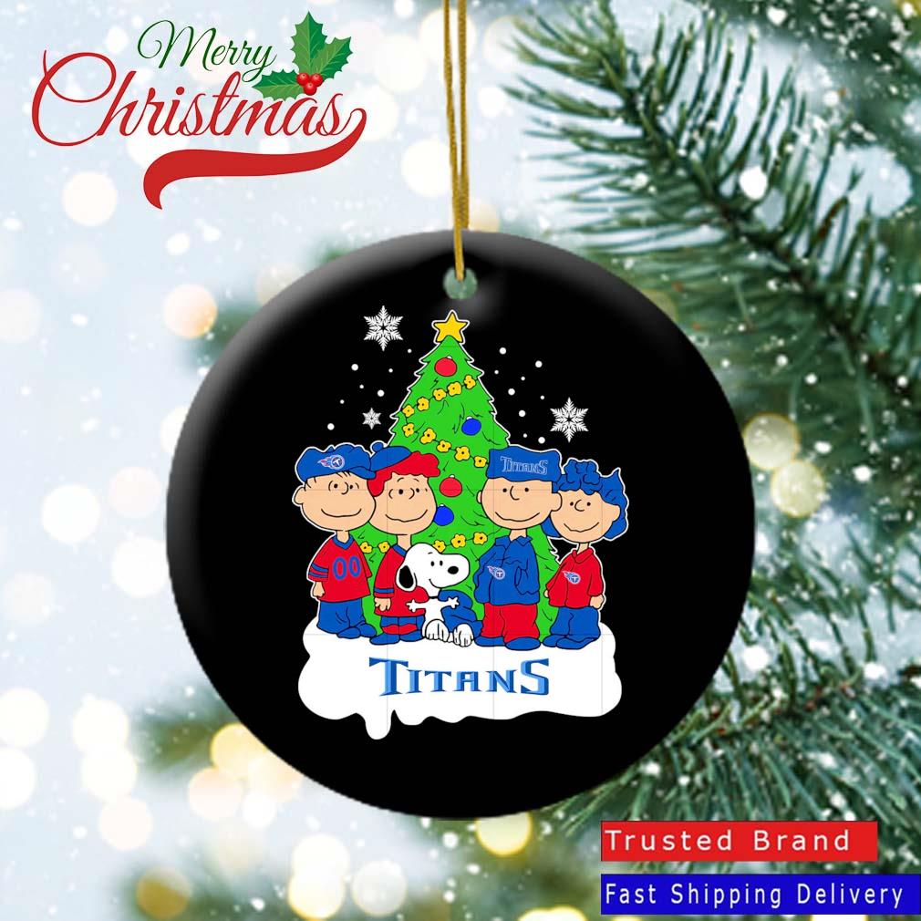 Snoopy The Peanuts Tennessee Titans Christmas 2022 Ornament