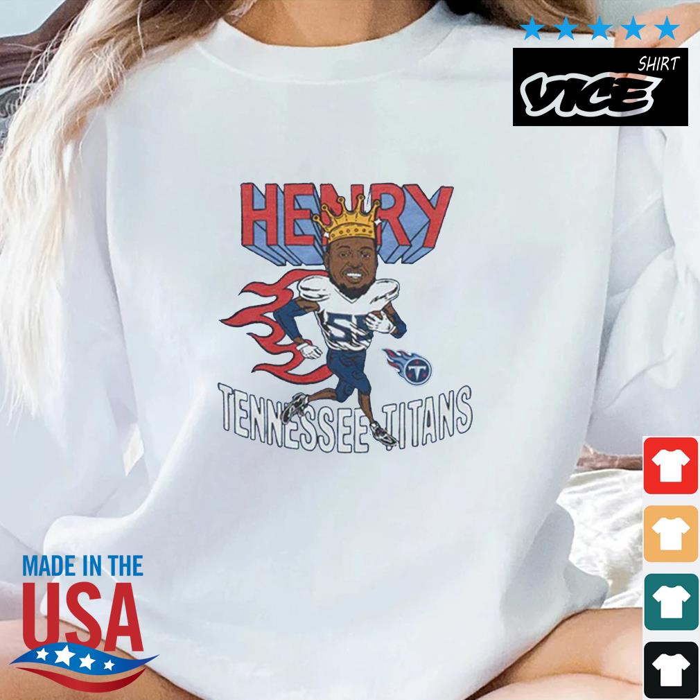Tennessee Titans Derrick Henry Homage Caricature Player Shirt