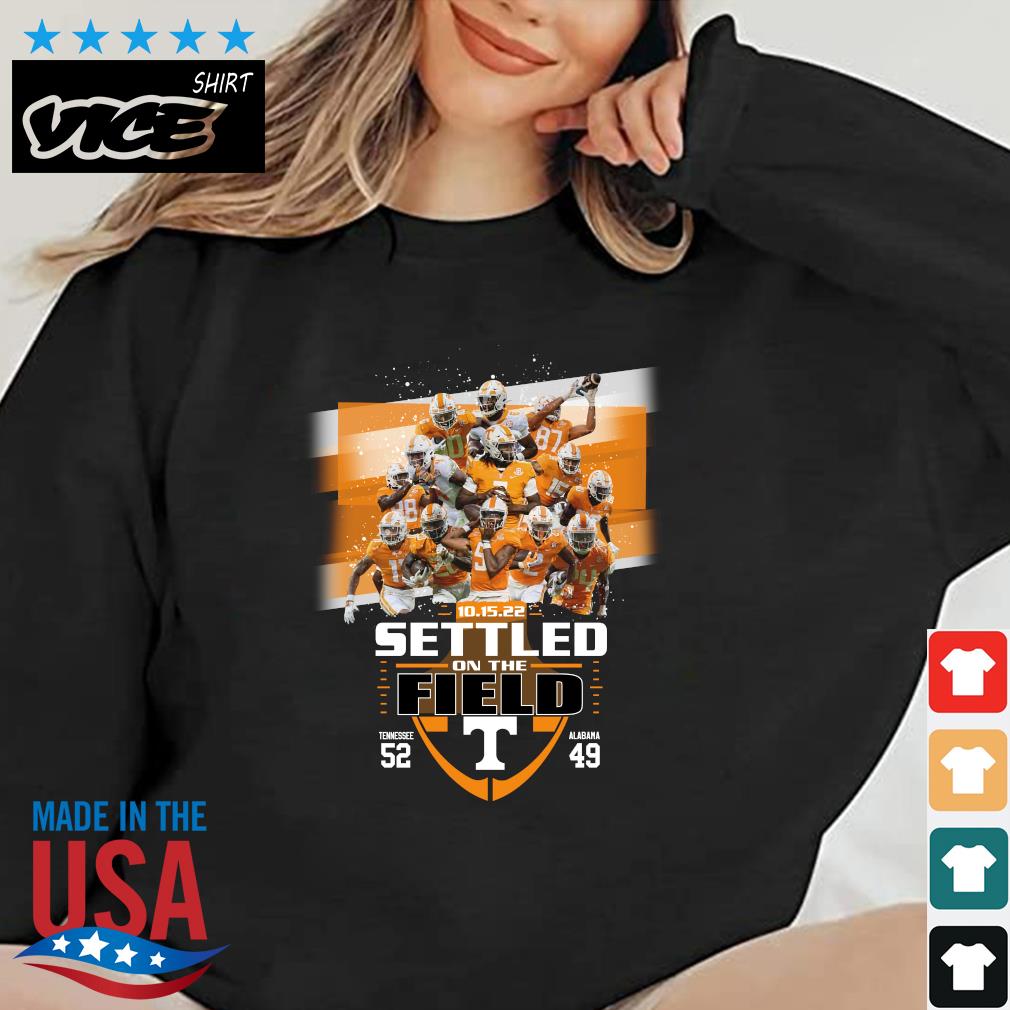 Tennessee Volunteers 2022 Settled On The Field Men's Shirt