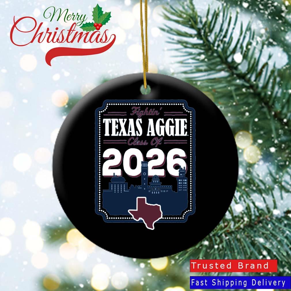 Texas A&M Aggies Class Of 2026 Skyline Comfort Ornament