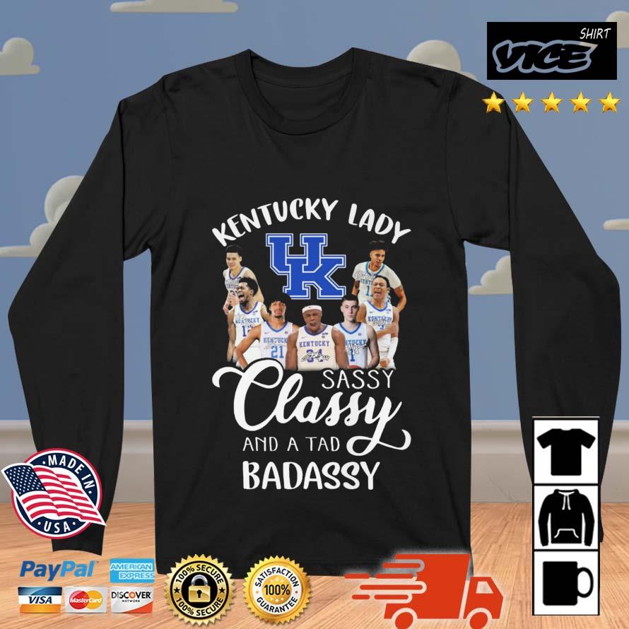 The Kentucky Wildcats Lady Sassy Classy And A Tad Badassy Signatures shirt