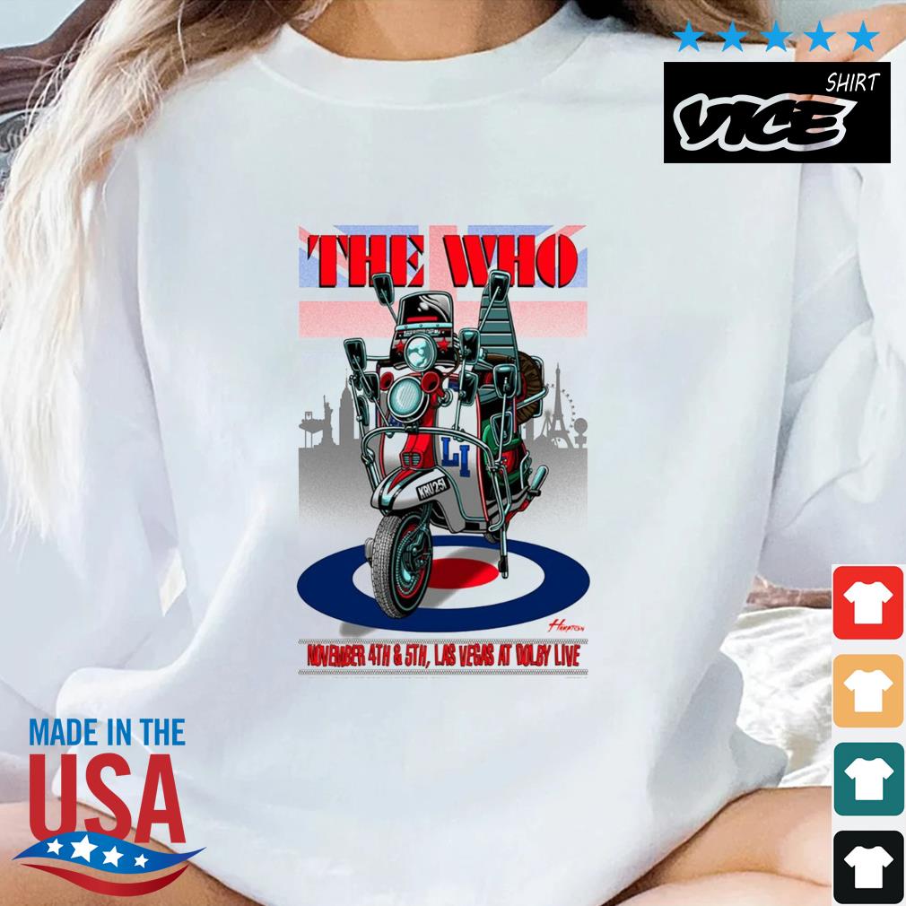 The Who In Las Vegas November 4th & 5th At Dolby Live Shirt