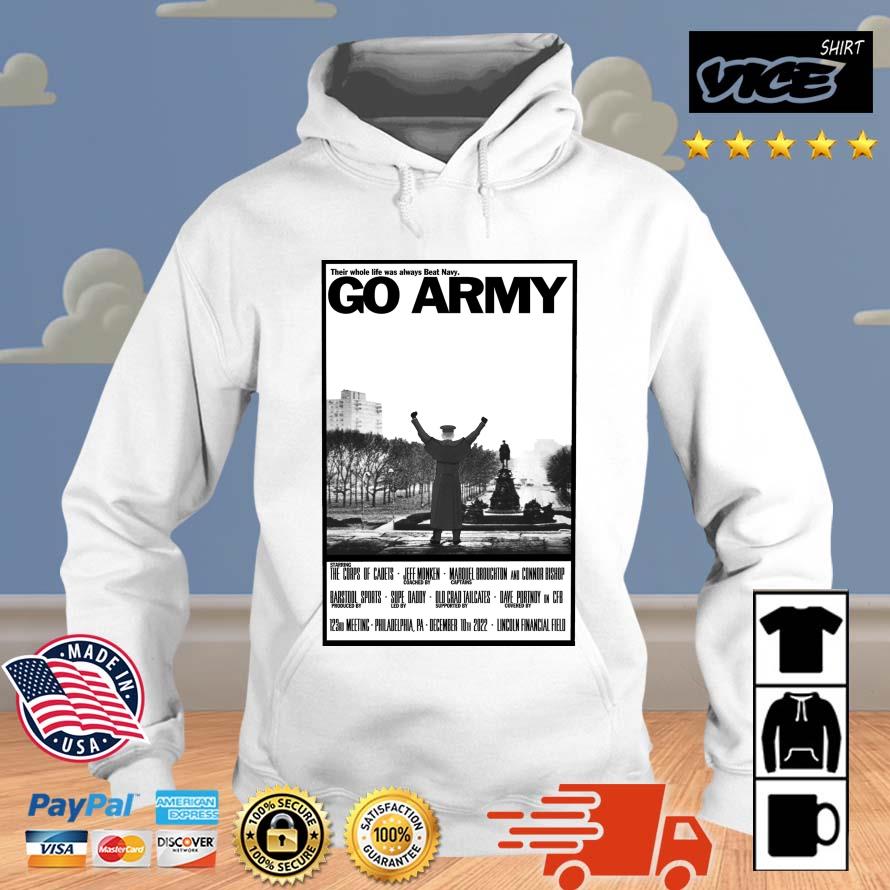 Their Whole Life Was Always Beat Navy Go Army Shirt Vices hoodie trang