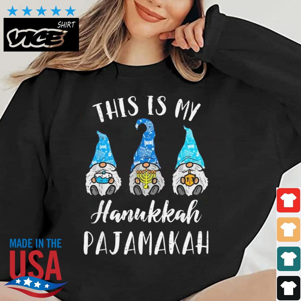 This Is My Hanukkah Pajamakah Jewish Christmas Pajama Family Sweater