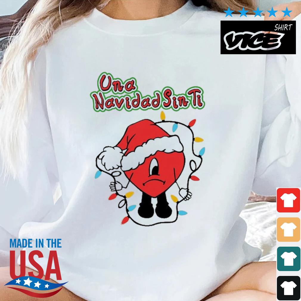 Una Navidad Sin Ti Bad Bunny Light Christmas 2022 Sweater