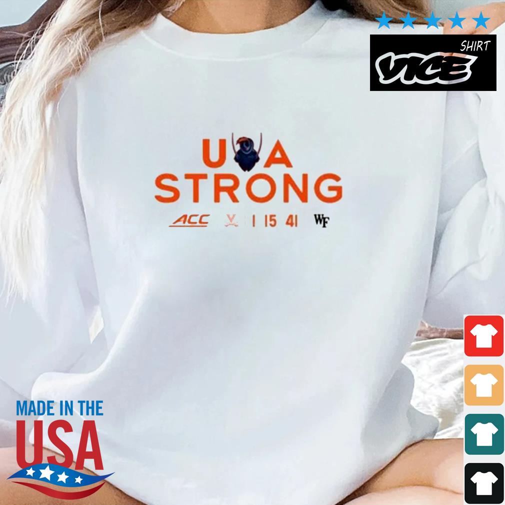 UVA Strong Acc 1-15-41 Wake Volleyball Shirt
