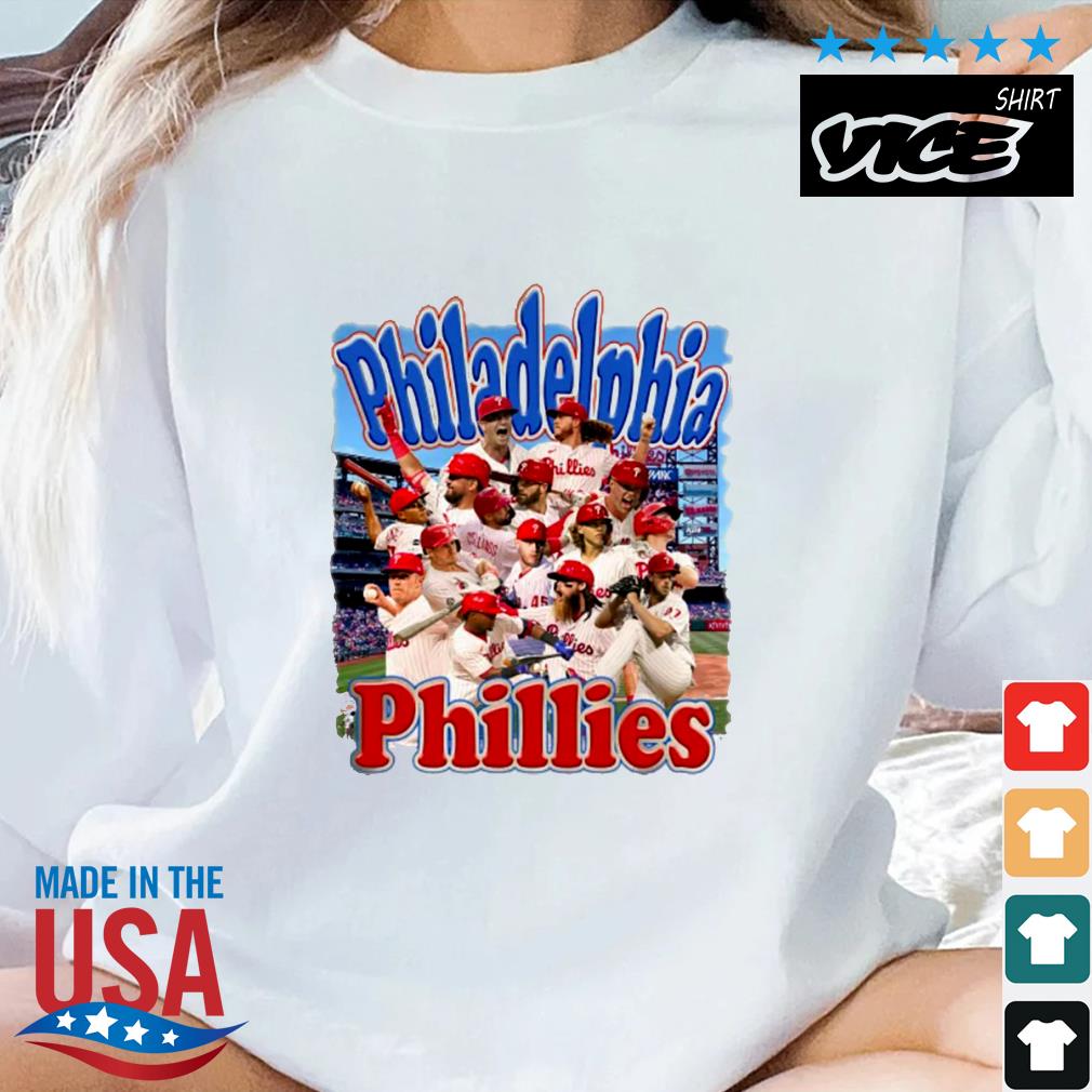 Vintage Phillies Baseball Philadelphia Phillies Baseball Player 2022 Sweatshirt