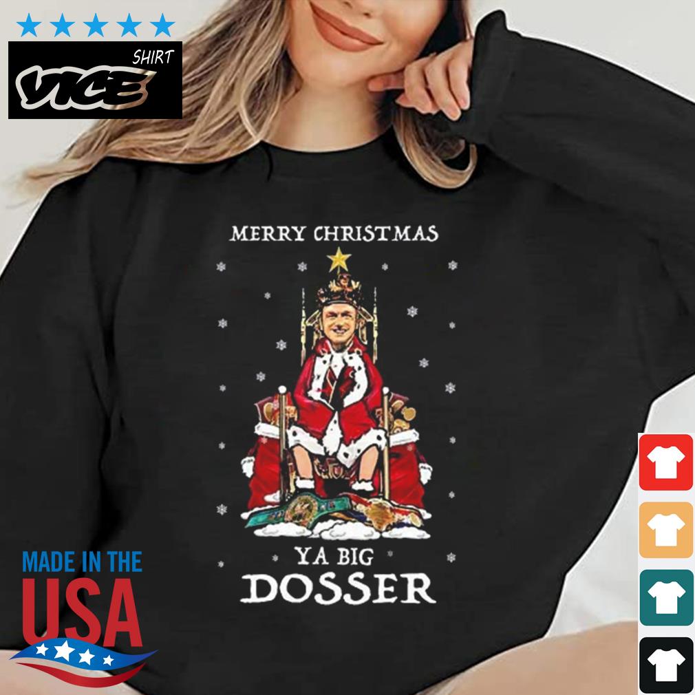 Ya Big Dosser Merry Christmas Tyson Fury Christmas Jumper Sweater