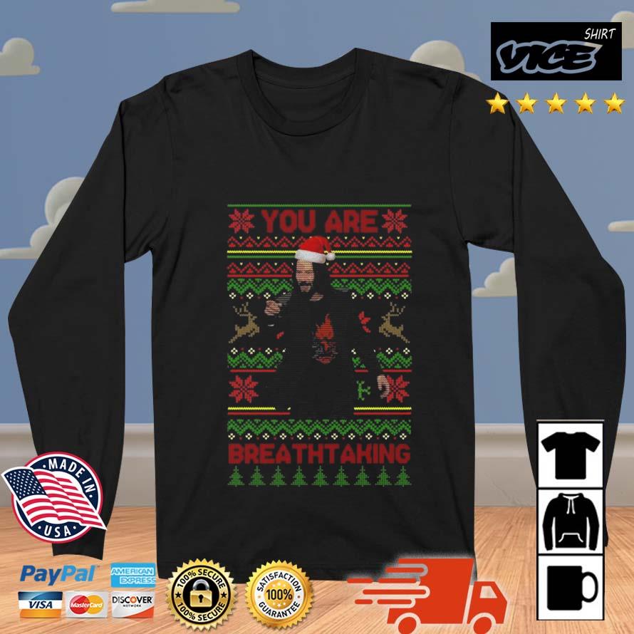 You Are Breathtaking Xmas Keanu Reeve Ugly 2022 Sweater