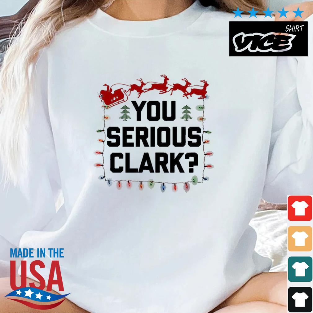You Serious Clark Christmas Reindeer Sweater
