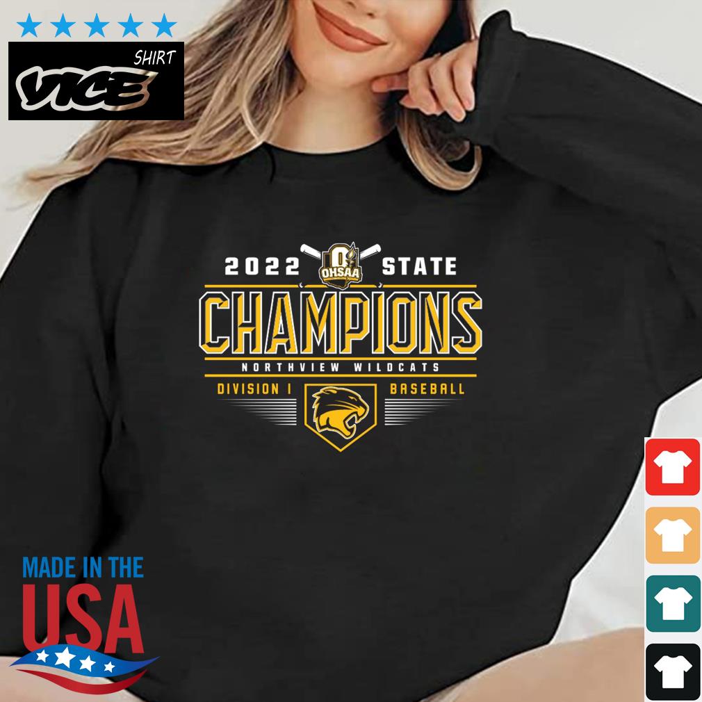 2022 OHSAA State Champions Northview Wildcats Division I Baseball Shirt