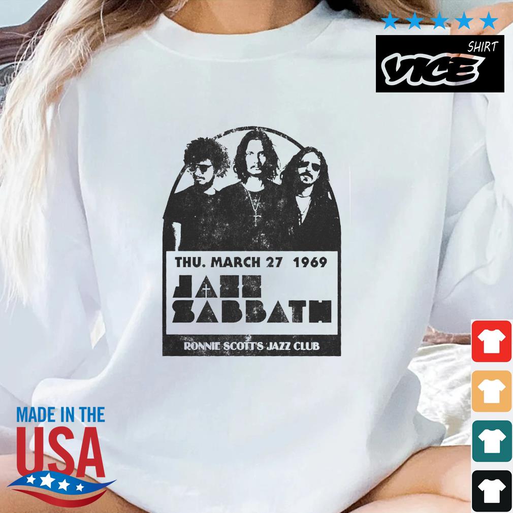 Jazz Sabbath Thu March 27 1969 Ronnie Scott's Jazz Club Shirt