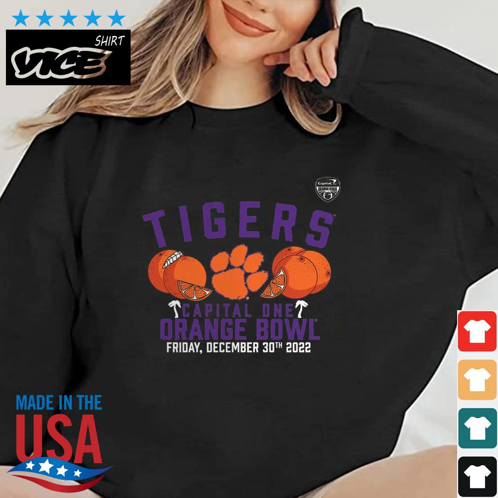 Clemson Tigers 2022 Orange Bowl Gameday Stadium Shirt
