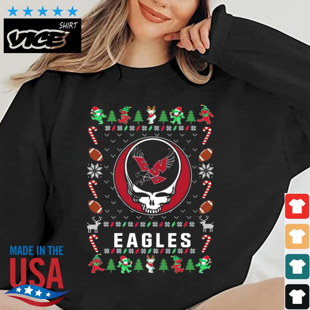 Eastern Washington Eagles Grateful Dead Ugly Christmas Sweater