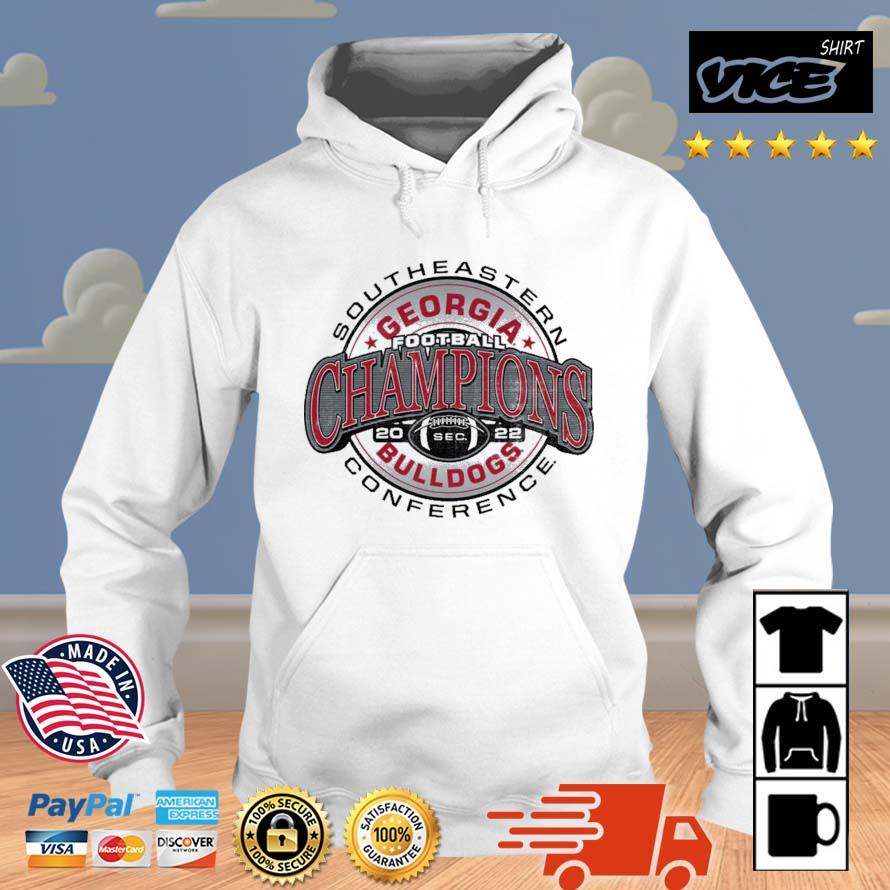 Georgia Bulldogs Football South Eastern Conference Champions 2022 Shirt Vices hoodie trang