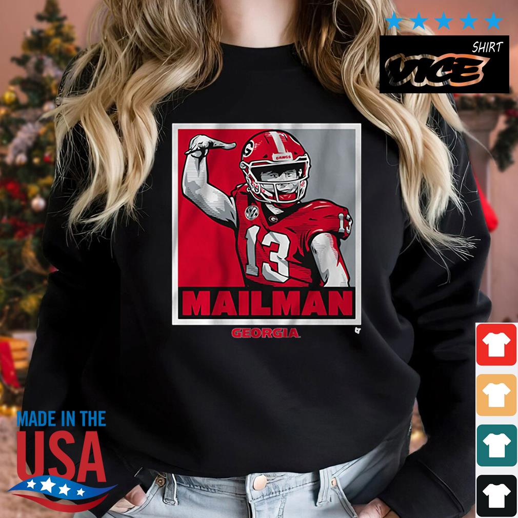 Georgia Football Stetson Bennett Iv Mailman Poster Shirt Sweater den