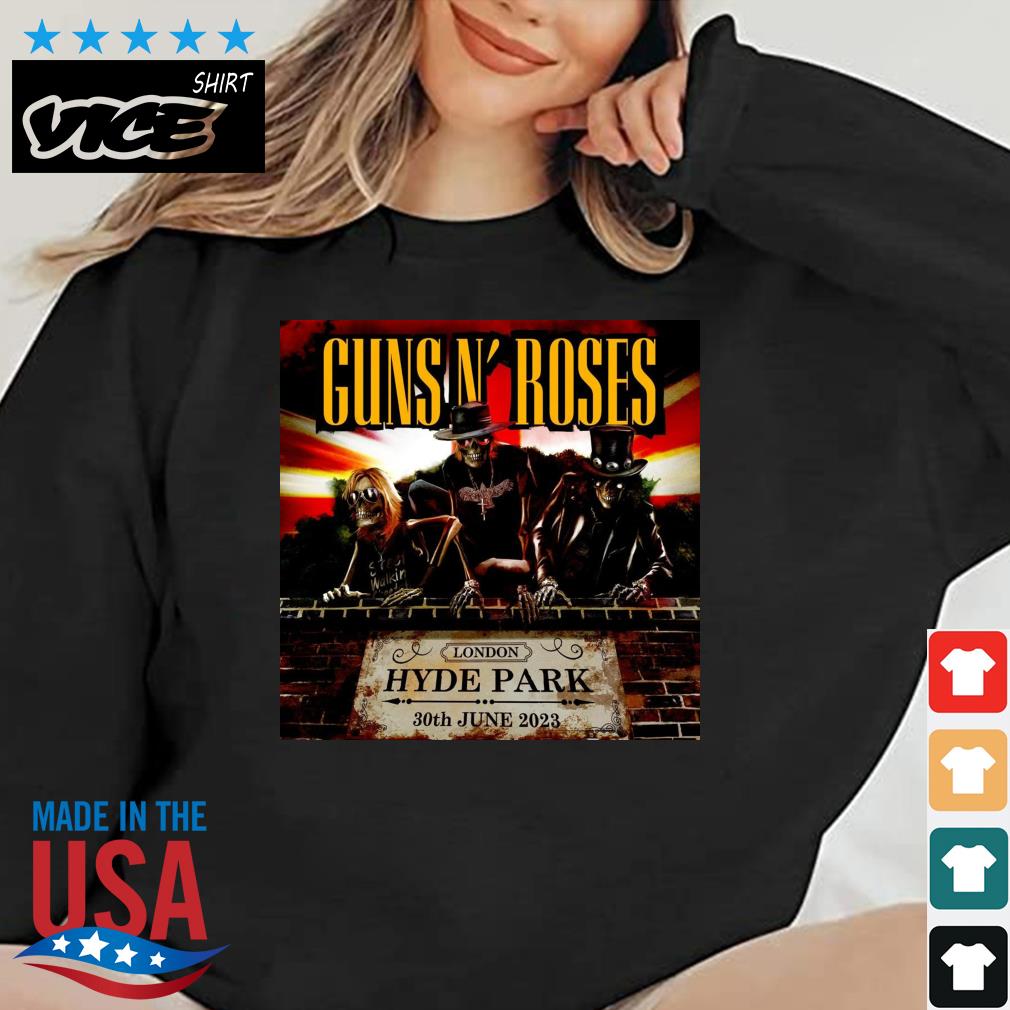 Guns N' Roses London Hyde Park June 2023 Shirt