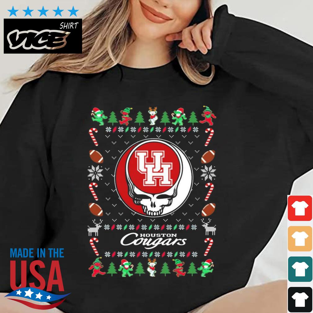 Houston Cougars Grateful Dead Ugly Christmas Sweater