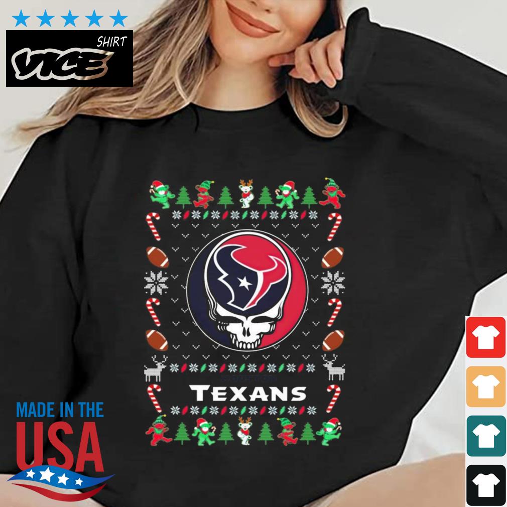 Houston Texans Grateful Dead Ugly Christmas Sweater