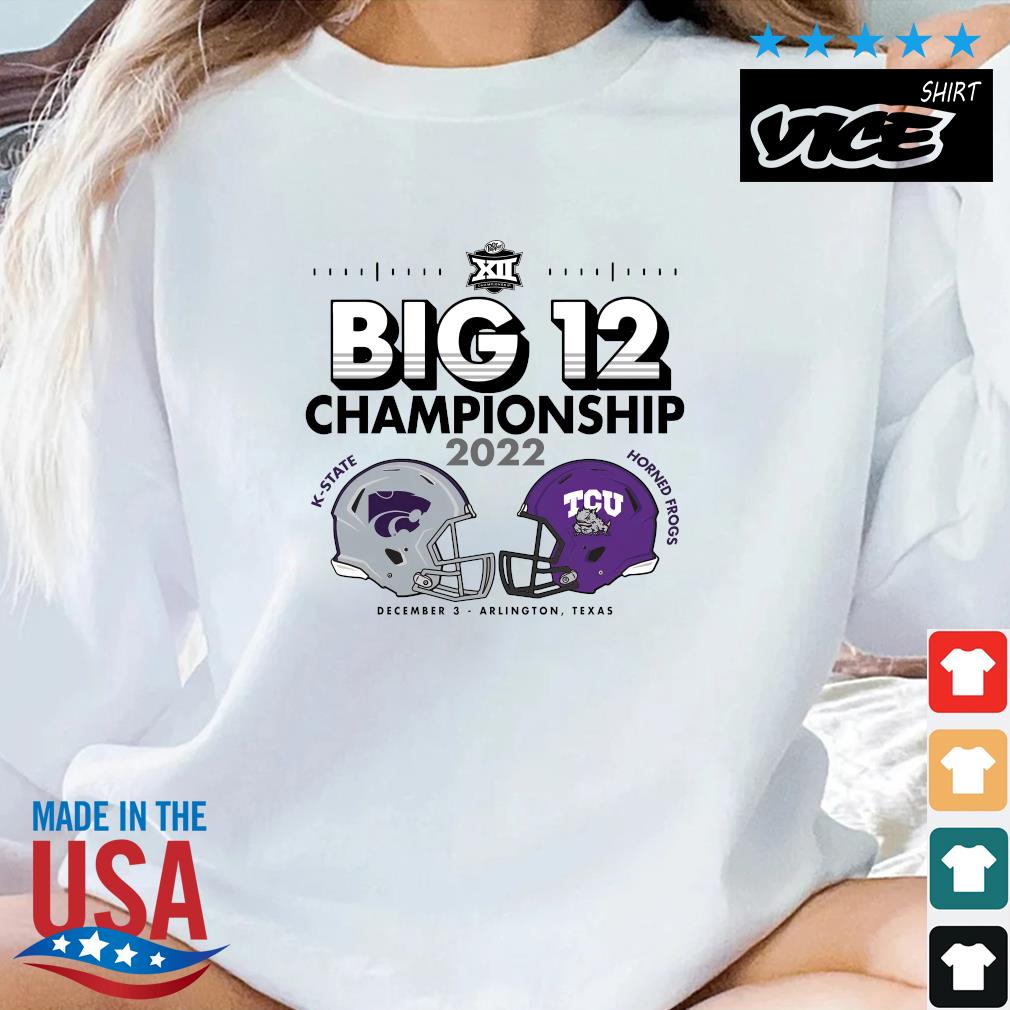 K-State Wildcats Vs TCU Frogs Big 12 Championship 2022 Arlington Texas shirt
