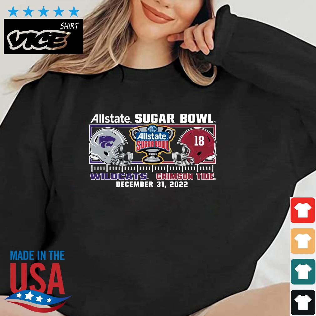 Kansas State Wildcats Vs Crimson Tide Sugar Bowl Risk Rate Dec 2022 Shirt