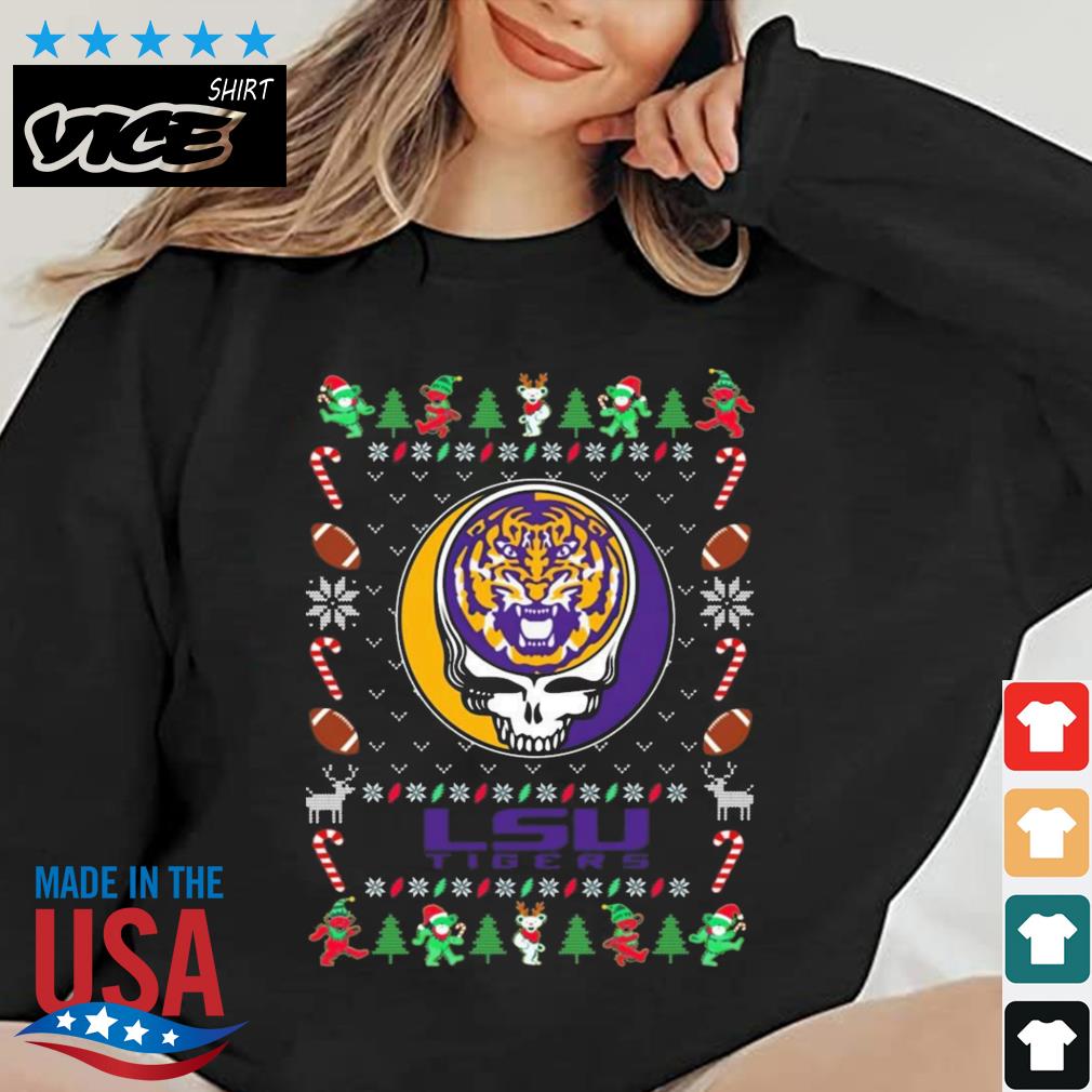 LSU Tigers Grateful Dead Ugly Christmas Sweater
