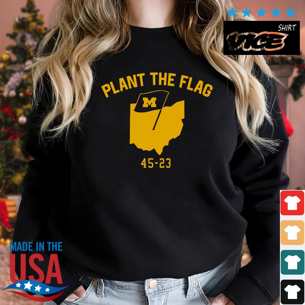 Michigan Wolverines Football Plant The Flag 45-23 2022 Shirt Sweater den