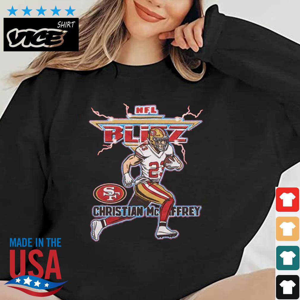 NFL Blitz 49ers Christian McCaffrey San Francisco 49ers Shirt