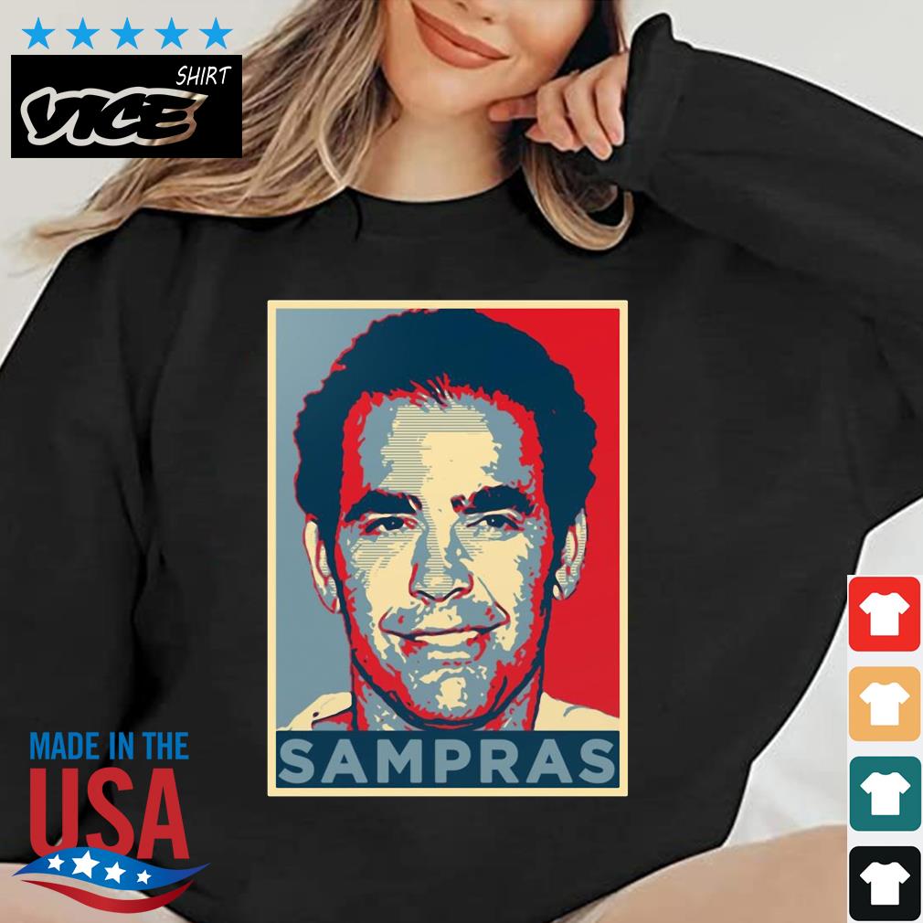 Pete Sampras Digital Graphic Tennis Pro Shirt