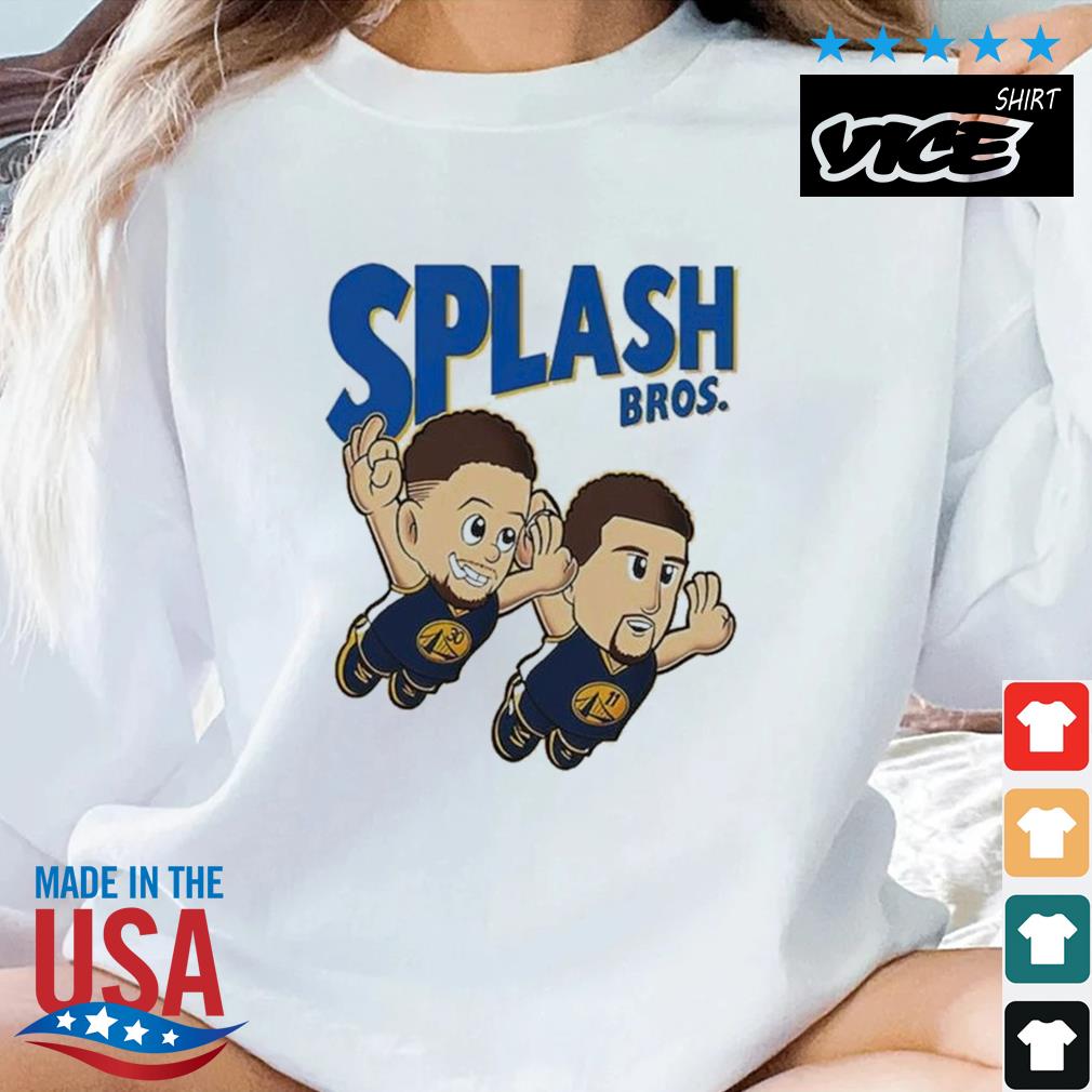 Stephen Curry And Klay Thompson Golden State Warriors Splash Bros Mario Shirt