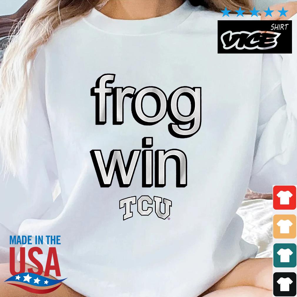 TCU Horned Frogs Football Frog Win Shirt