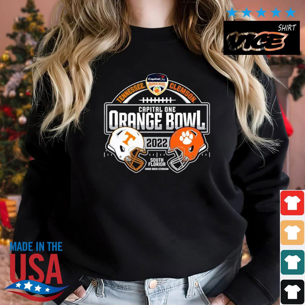 Tennessee Volunteers Vs Clemson Tigers Capital One Orange Bowl 2022 Shirt Sweater den