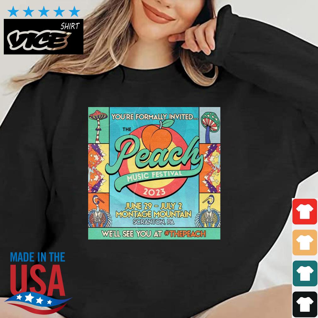 The Peach Music Festival 2023 Announced Shirt