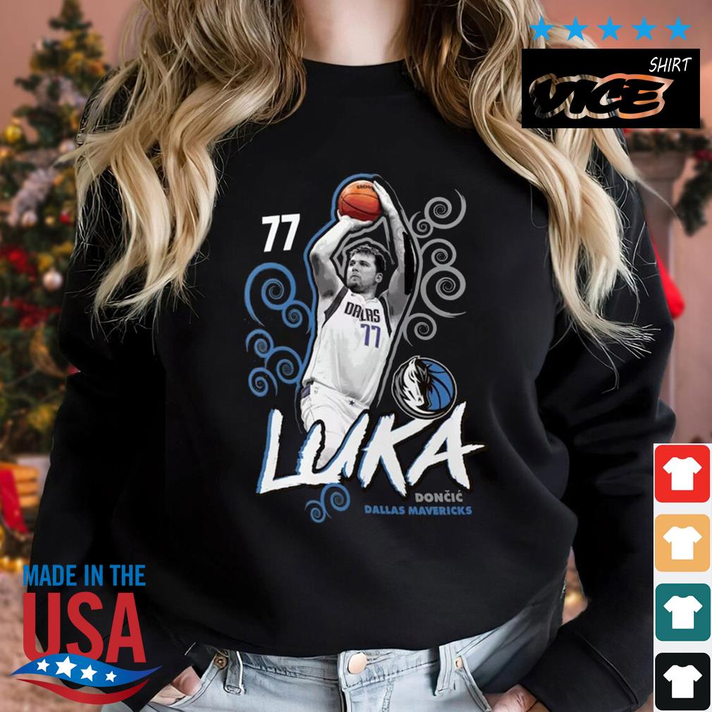 Luka Doncic Dallas Mavericks Competitor Shirt Sweater den