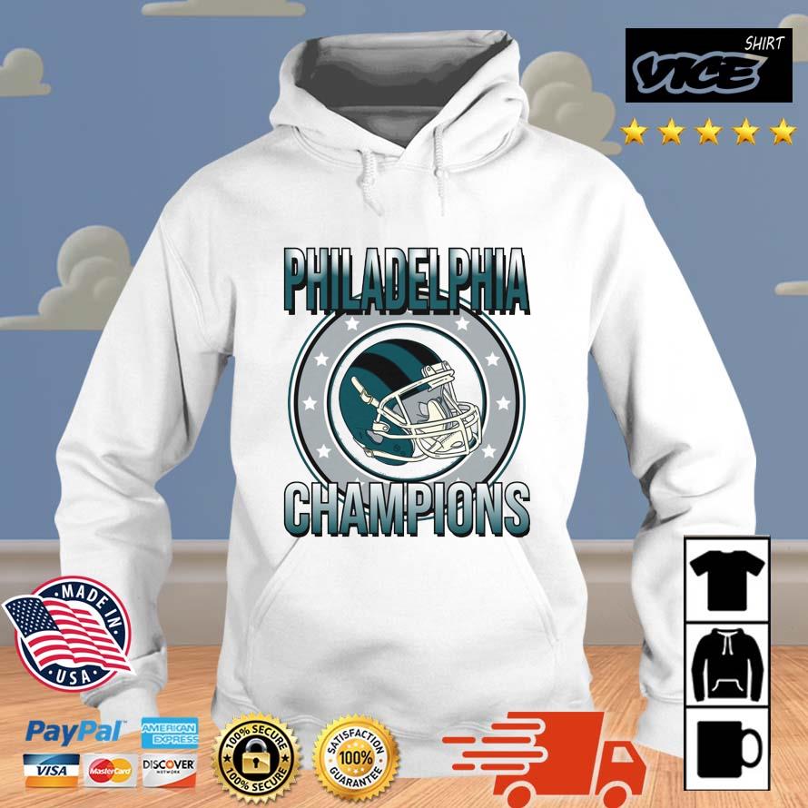 Philadelphia Football Champions Vintage Eagles 2023 Shirt Vices hoodie trang