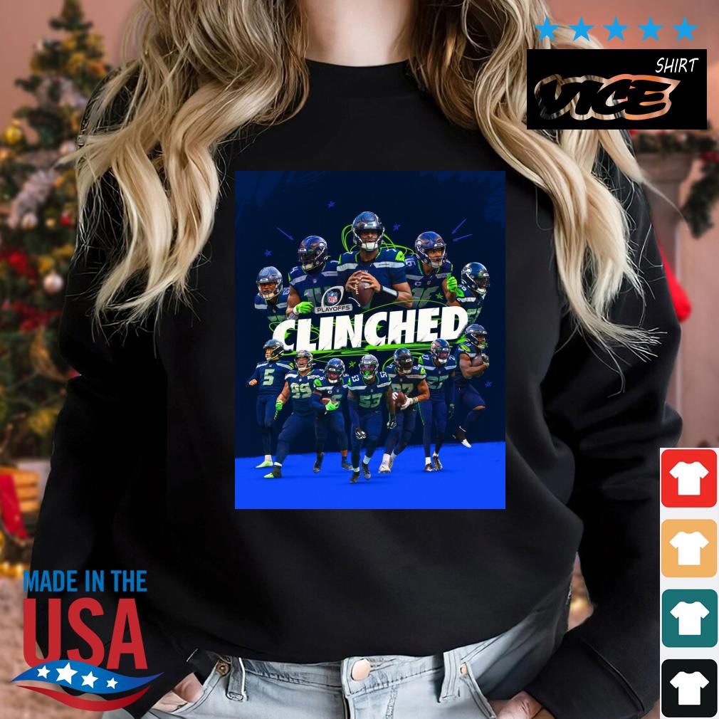 Seattle Seahawks The Show Goes On NFL Playoffs Clinched Shirt Sweater den