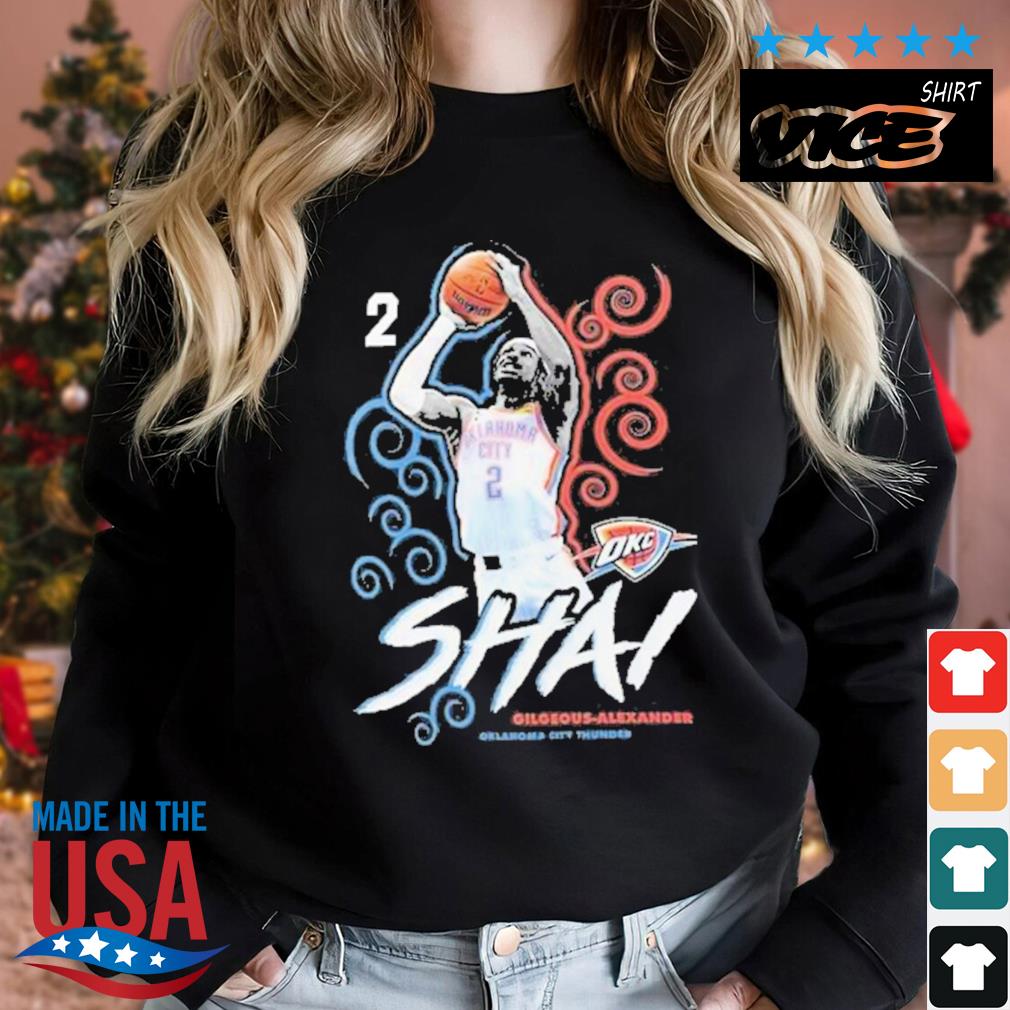 Shai Gilgeous-Alexander Oklahoma City Thunder Competitor Shirt Sweater den