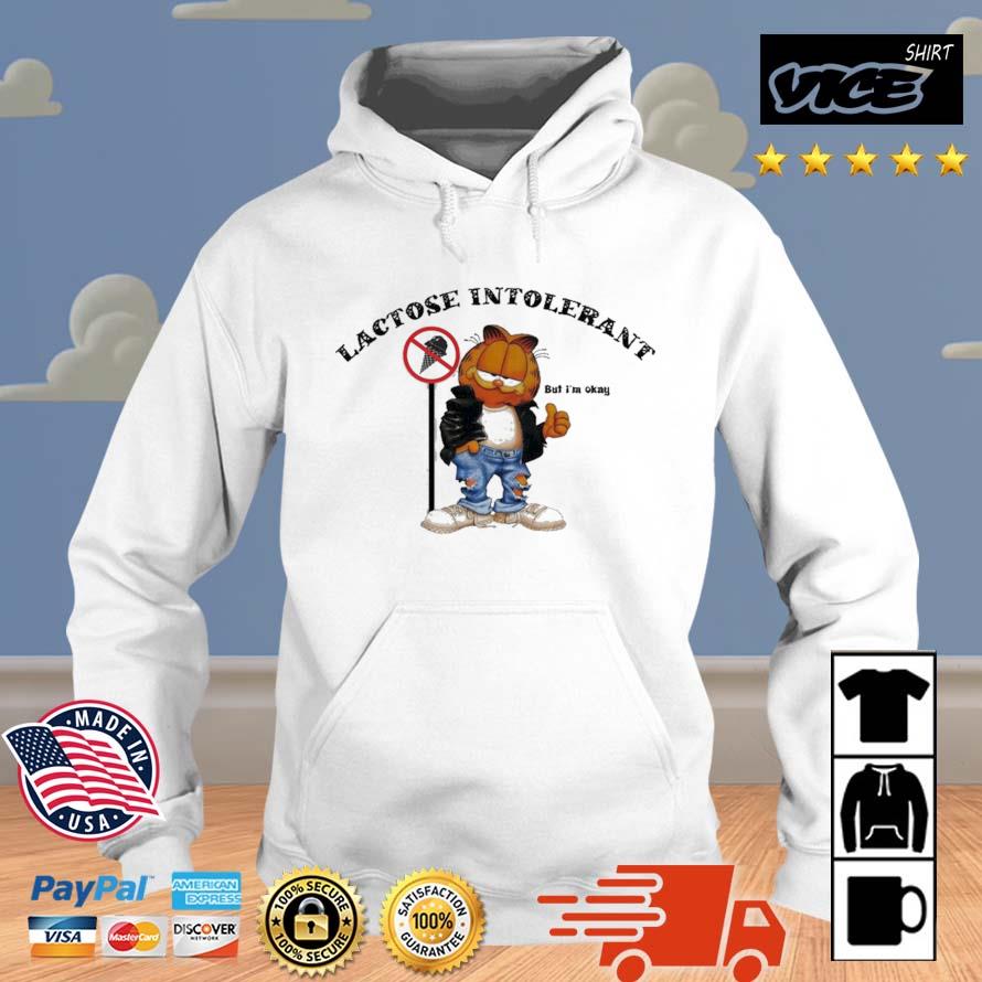 2023 Garfield Humorous Sassy Dairy Lactose Intolerant Funny Shirt Vices hoodie trang