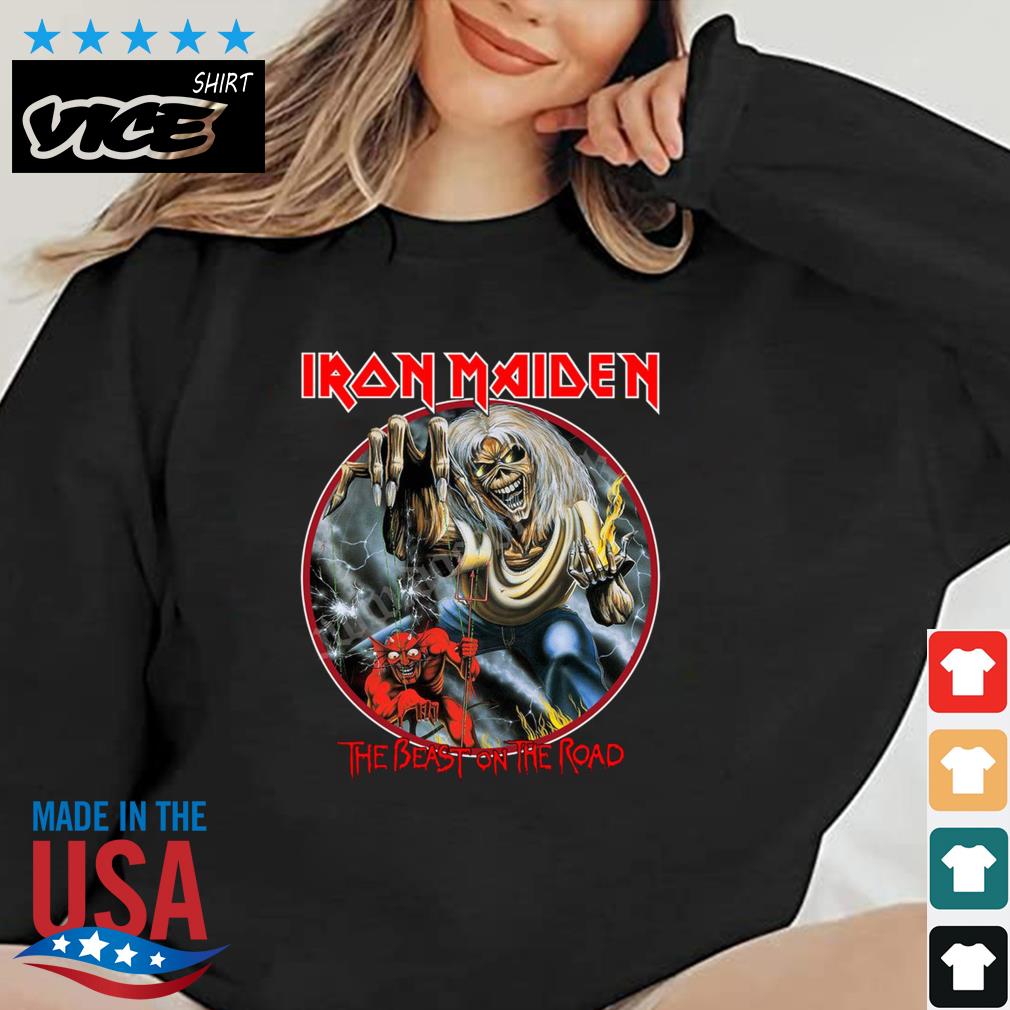 Camiseta Iron Maiden 82 Tour The Beast On The Road Shirt