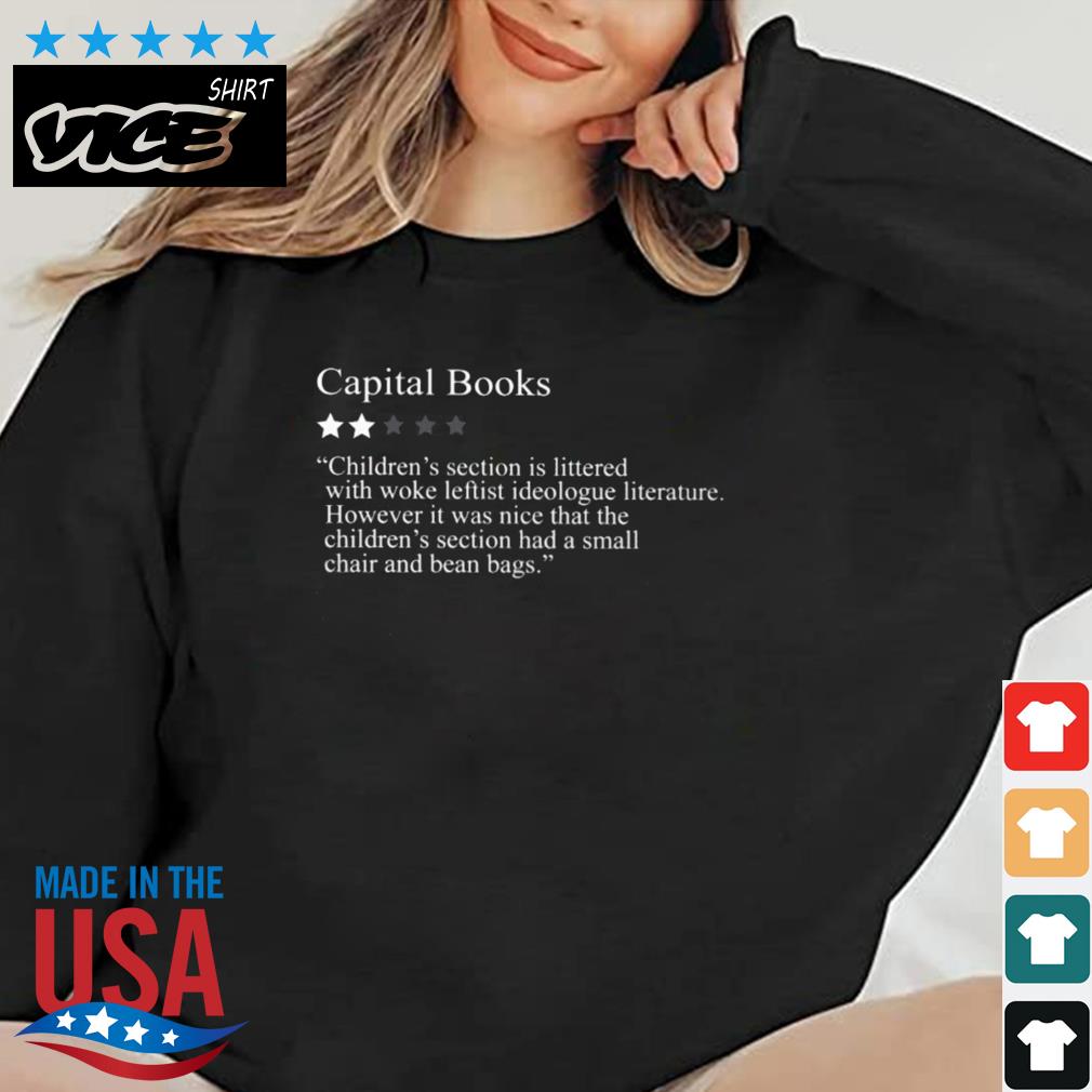 Capital Books 2 Stars For Woke Leftist Literature Shirt Sweater den vice