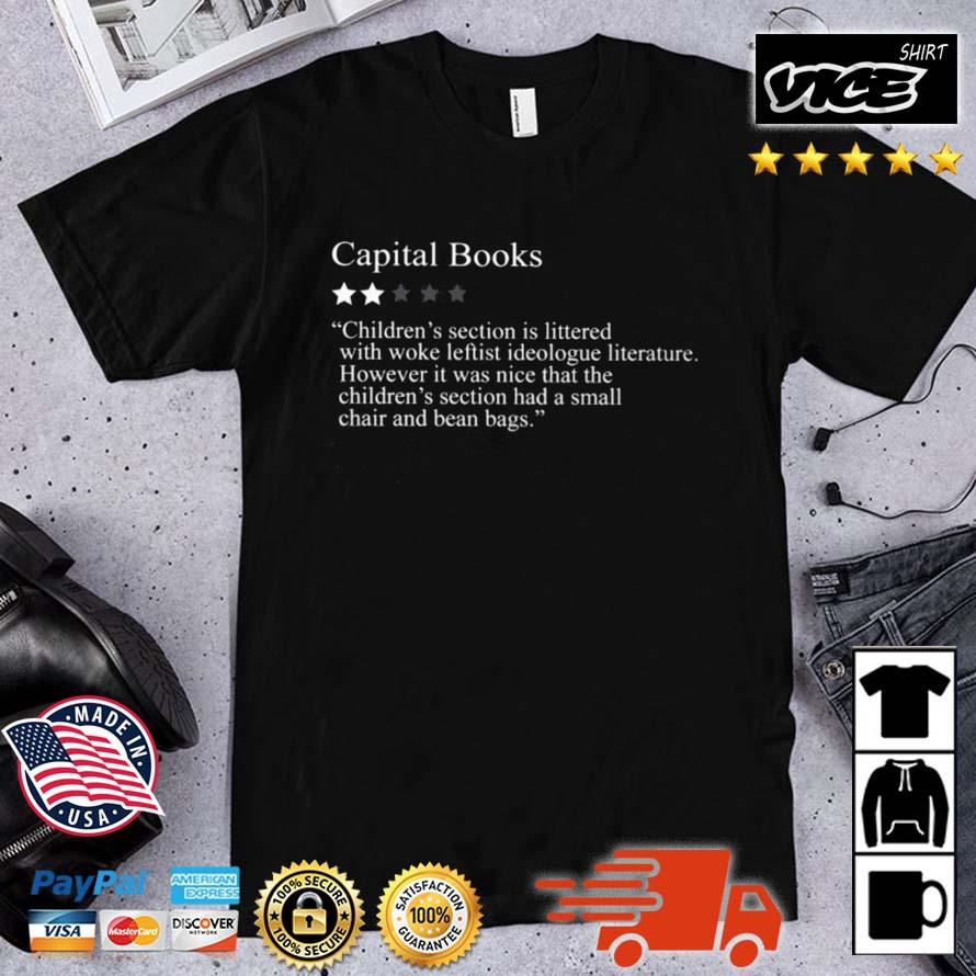 Capital Books 2 Stars For Woke Leftist Literature Shirt
