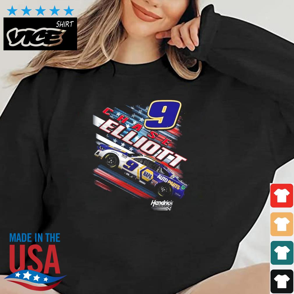 Chase Elliott Hendrick Motorsports Team Collection Patriotic Fuel Shirt