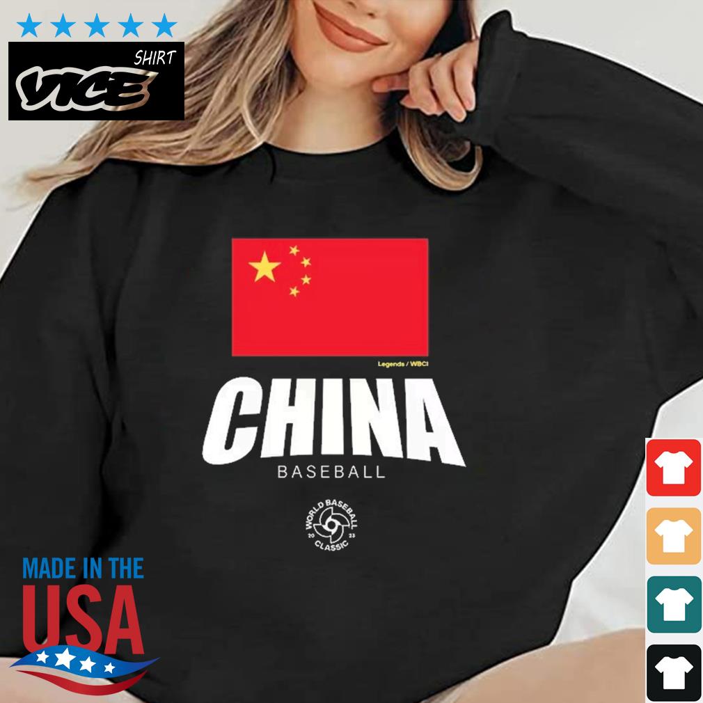 China Baseball LEGENDS 2023 World Baseball Federation Shirt Sweater den vice
